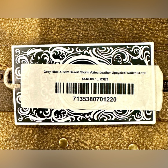 NWT Keep It Gypsy Gray Cowhide & Desert Aztec Leather Walket - Picture 9 of 14